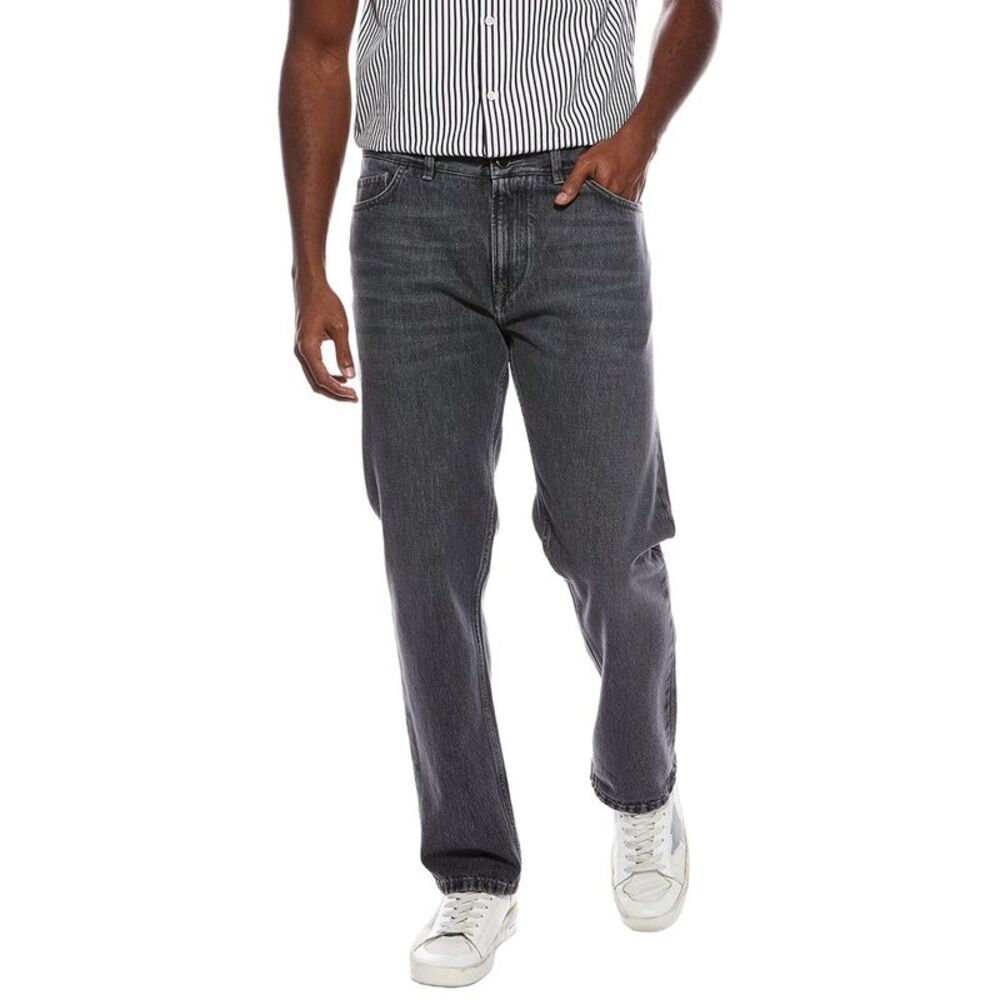 Isaia Mens  Straight Jean, Grey